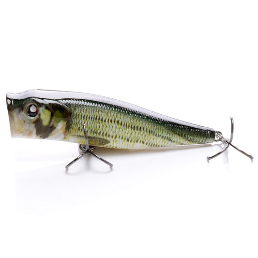 Top Water Popper Fishing Lure With Rotating Tail 8CM 14G – USA Fish Bait