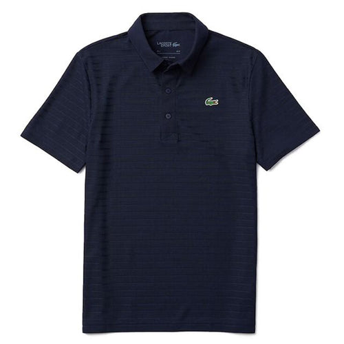 Le polo de golf micropiqué rayures jacquard, Lacoste, Polos de golf pour  Homme