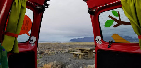 iceland camper van rental, iceland camping, iceland road trip