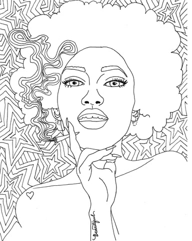 Stoner Smoking Coloring Pages For Adults - img-Baby