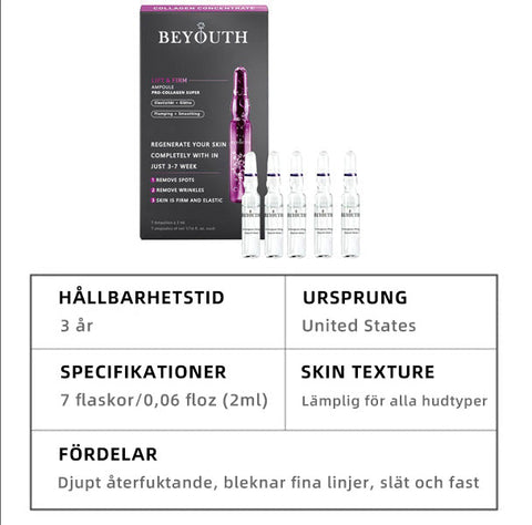 BeYouth™ Pro-Collagen och Ceramide Lifting Ampull Serum