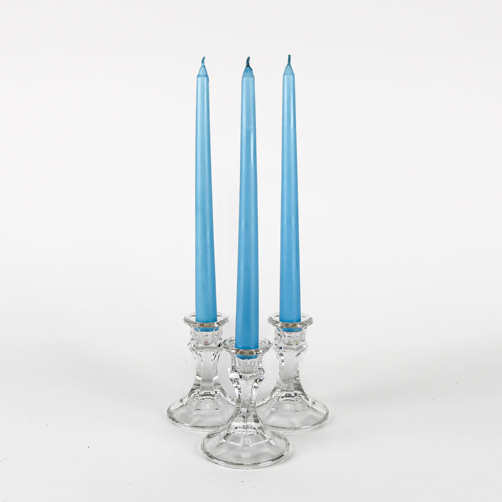 Richland Taper Candles 10" Light Blue Set of 10