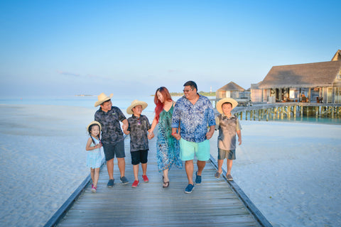 Bock Family in Maldives