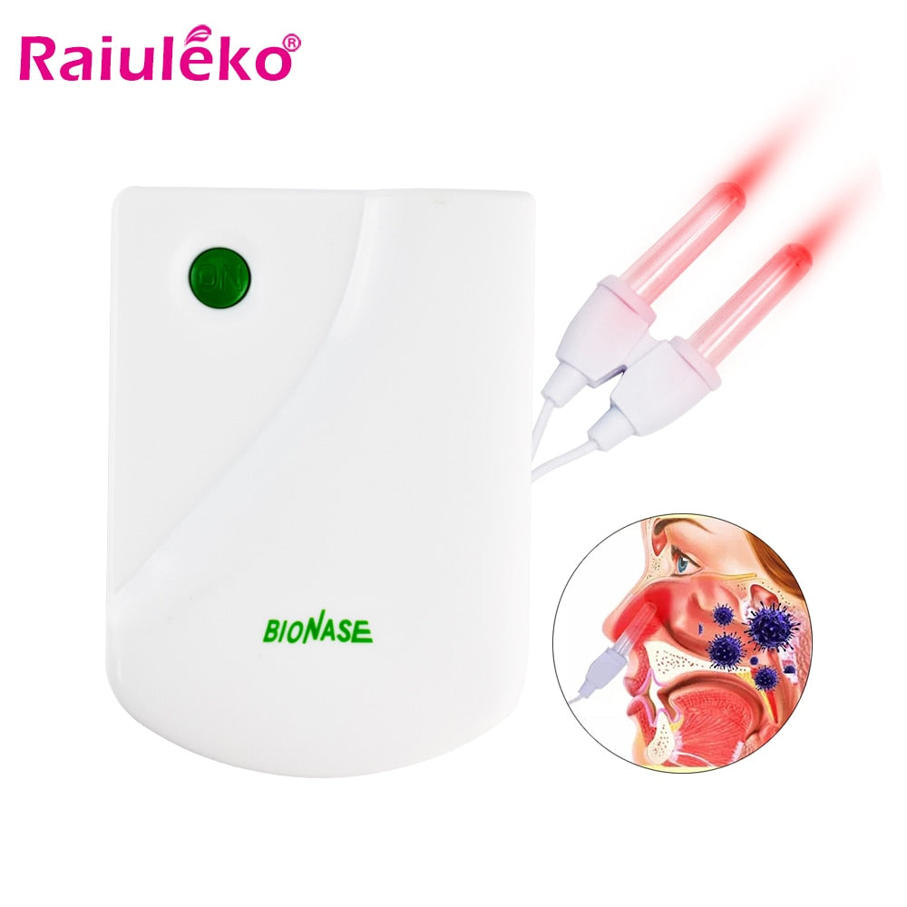 Nose Sinusitis Rhinitis Therapy Hay Fever Low Frequency Pulse Health Therapeutic Apparatus Laser Cure Massage Health Care Device