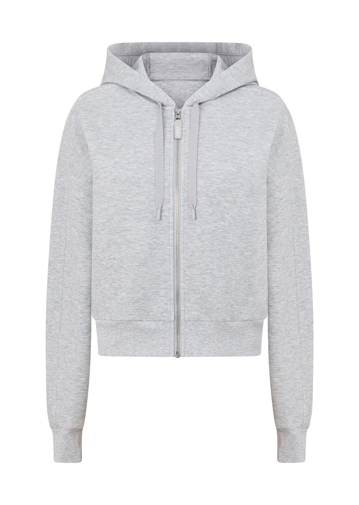 Lorna Jane Performance Tech Hoodie - Grey Marl Image # 5