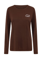 Lorna Jane Lotus Long Sleeve Top - Espresso Image # 6