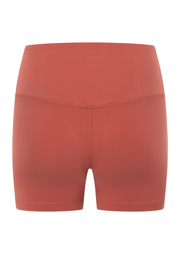 Lorna Jane Lotus No Chafe Phone Pocket 12cm Bike Shorts - Earth Image # 6