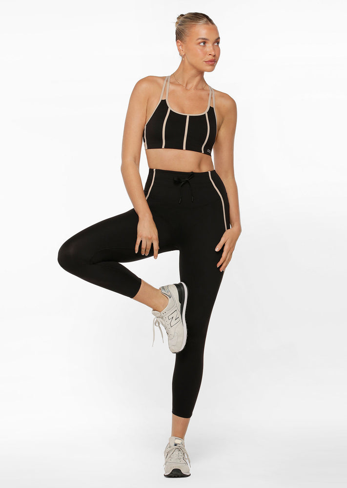 Lorna Jane Adapt No Ride Ankle Biter Leggings - Black Image # 1