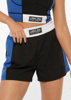 Lorna Jane All Star Run Shorts - Black Splice Image # 1