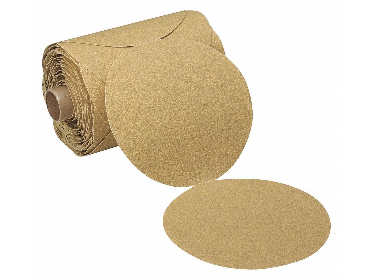 3M 236U PSA Paper Disc Roll,6in.dia.,P180,PK4