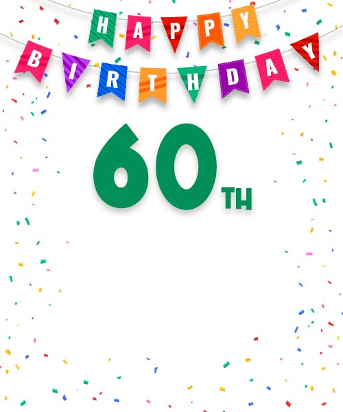 Personalised 60th Birthday Cards