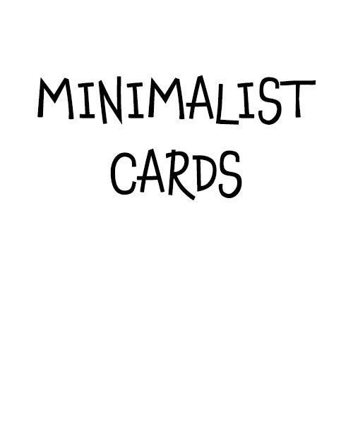 Personalised Minimalist Birthday Cards