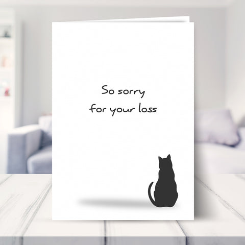 Sorry for the loss of your cat card