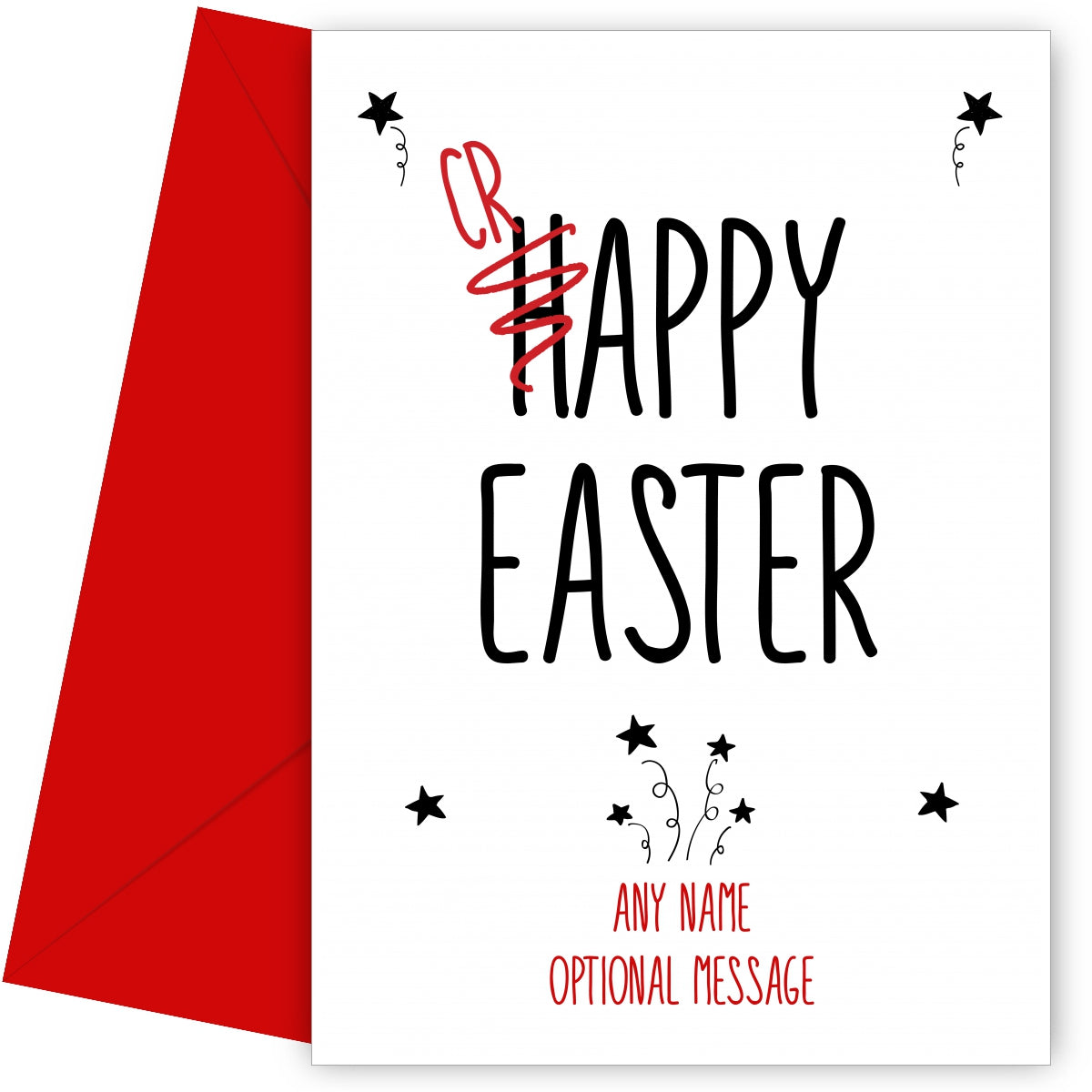 Funny Easter Card for Adults - Have a Crappy Easter