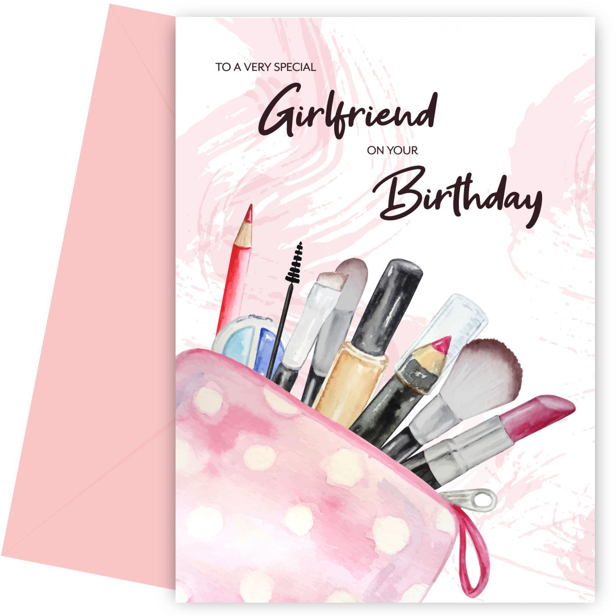 Nice Girlfriend Birthday Card for Her - 16th 17th 18th 19th 21st 25th