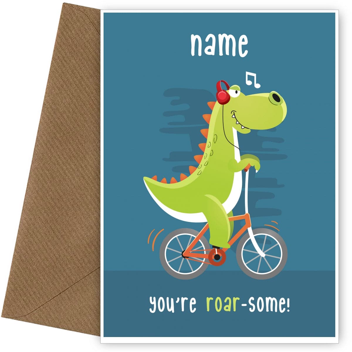 Personalised You're Roar-some Christmas / Birthday Card