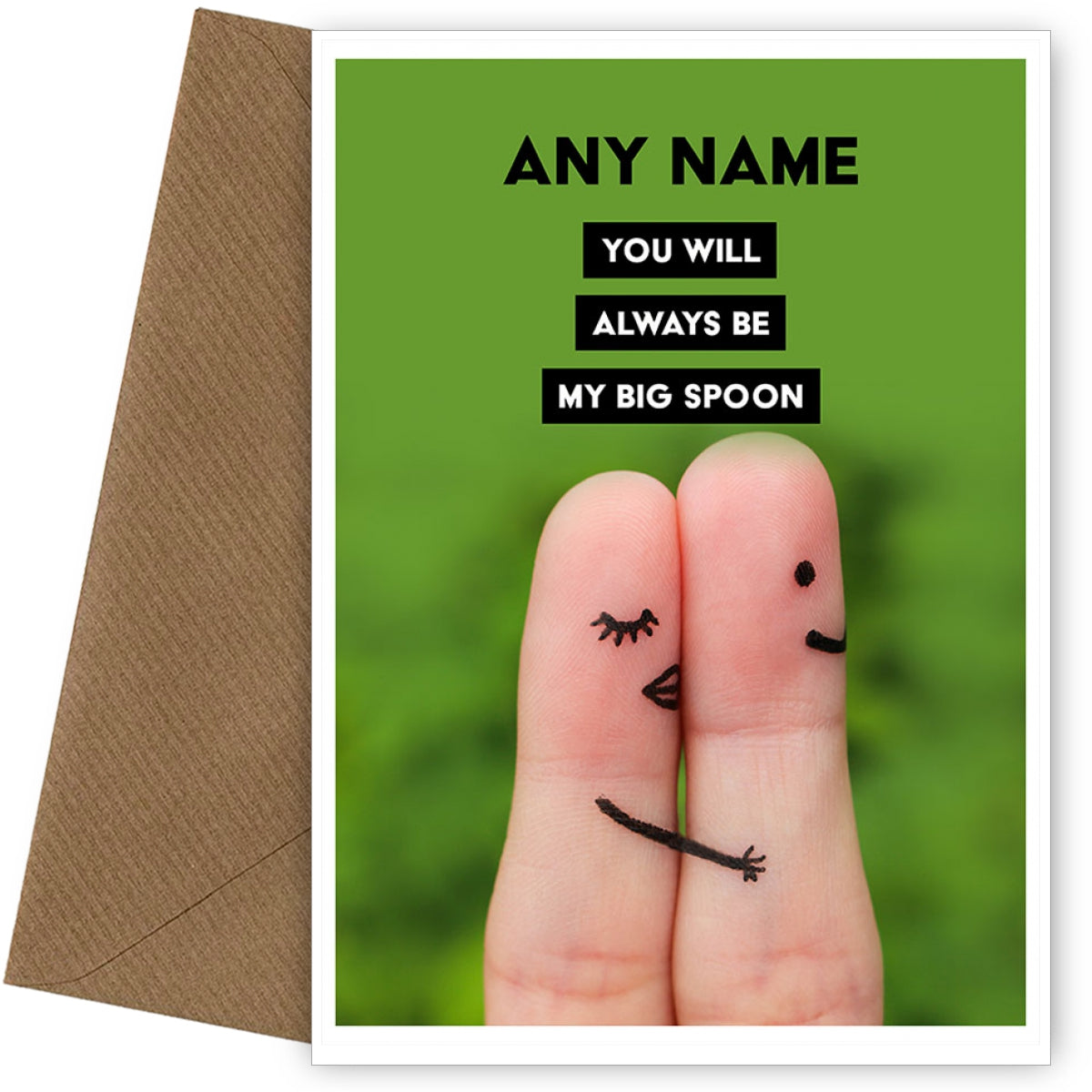 Personalised You're My Big Spoon Card