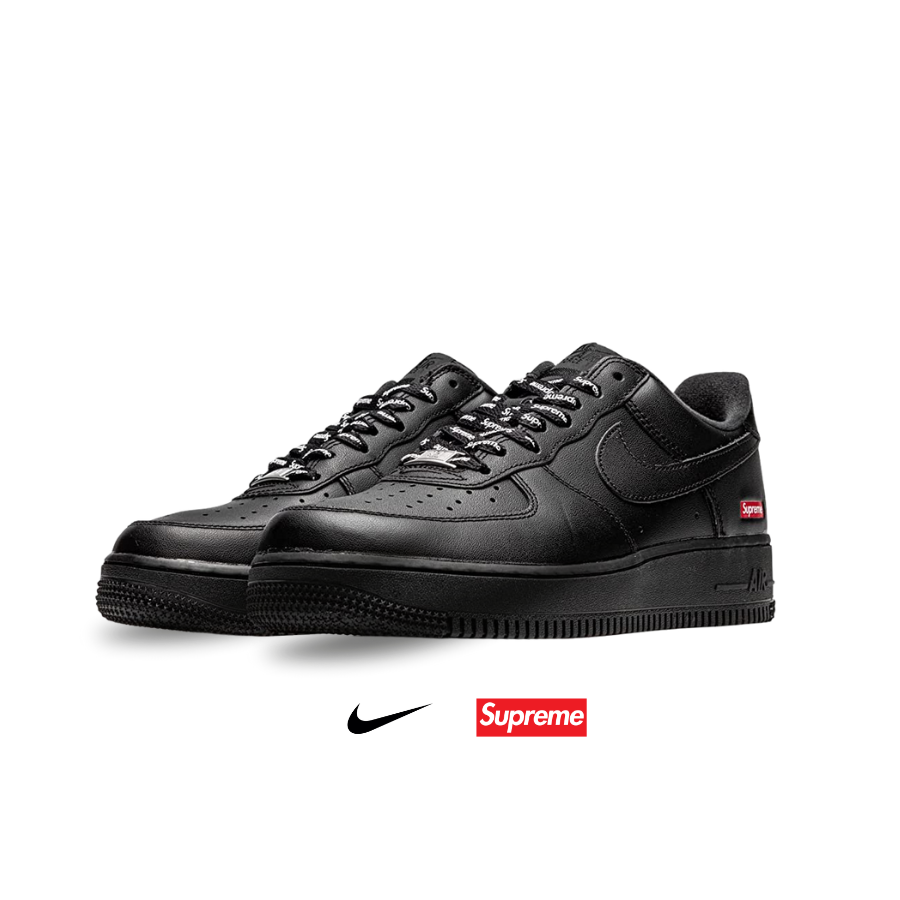 nike x supreme air force 1 black