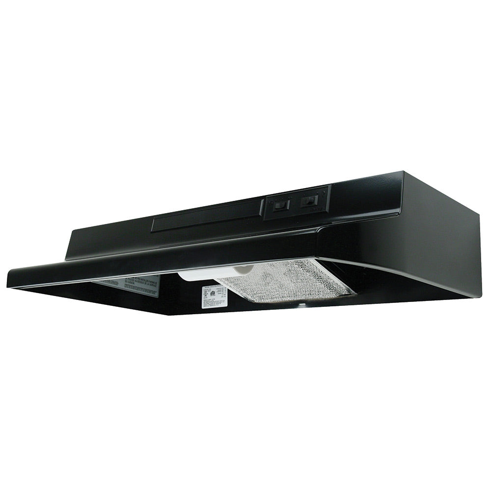 Air King AV1366 - 36" width, Black Series Under Cabinet Range Hoods
