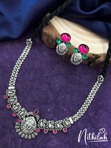 Navratri Maa Durga Oxidised Jewellery