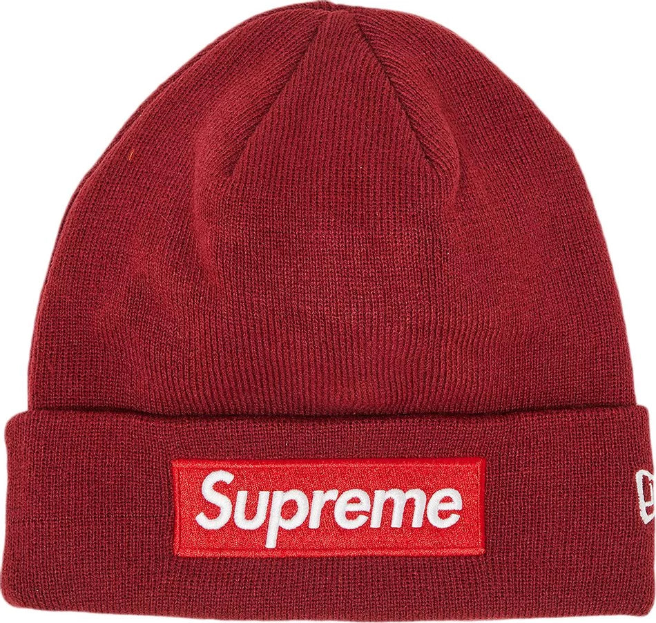 Supreme New Era Box Logo Beanie (FW22) Cardinal – Vantelli Kicks