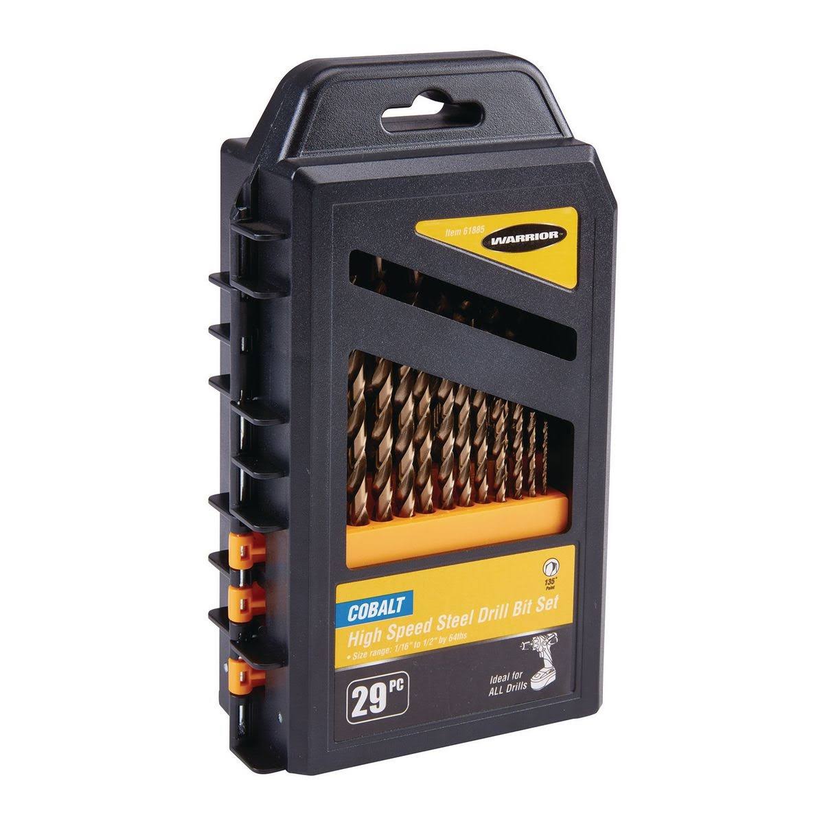 135° Split Point Cobalt Drill Bit Set, 29 Pc. KNS1_T3DSF77