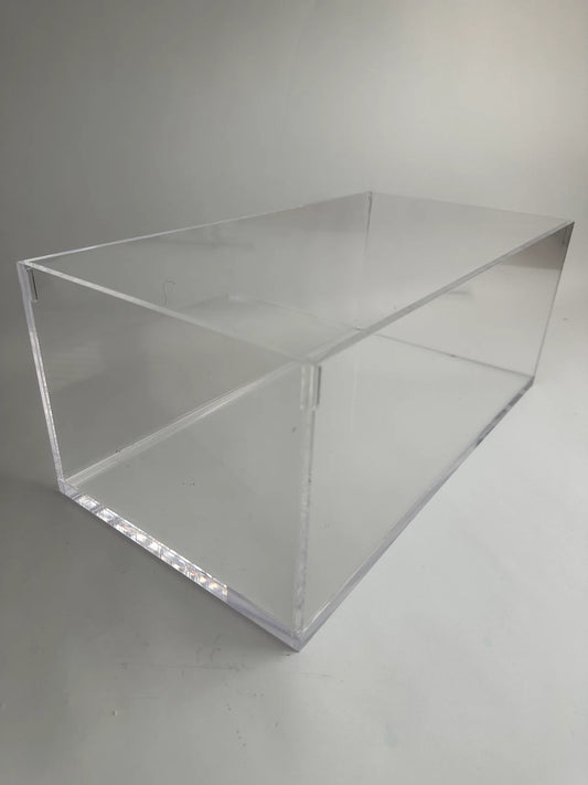 Acrylic Box Case | 5 Sided Acrylic Display | Large Museum Box Case |  Plexiglass Vitrine | Acrylic Cube 18 H x 18 W x 18 D - Clear Cover, Side