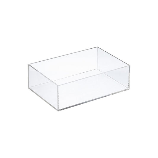 Custom long clear plexiglass 5 sided box, custom acrylic box