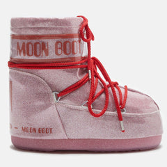 Moon Boot Icon Low Glitter - Pink