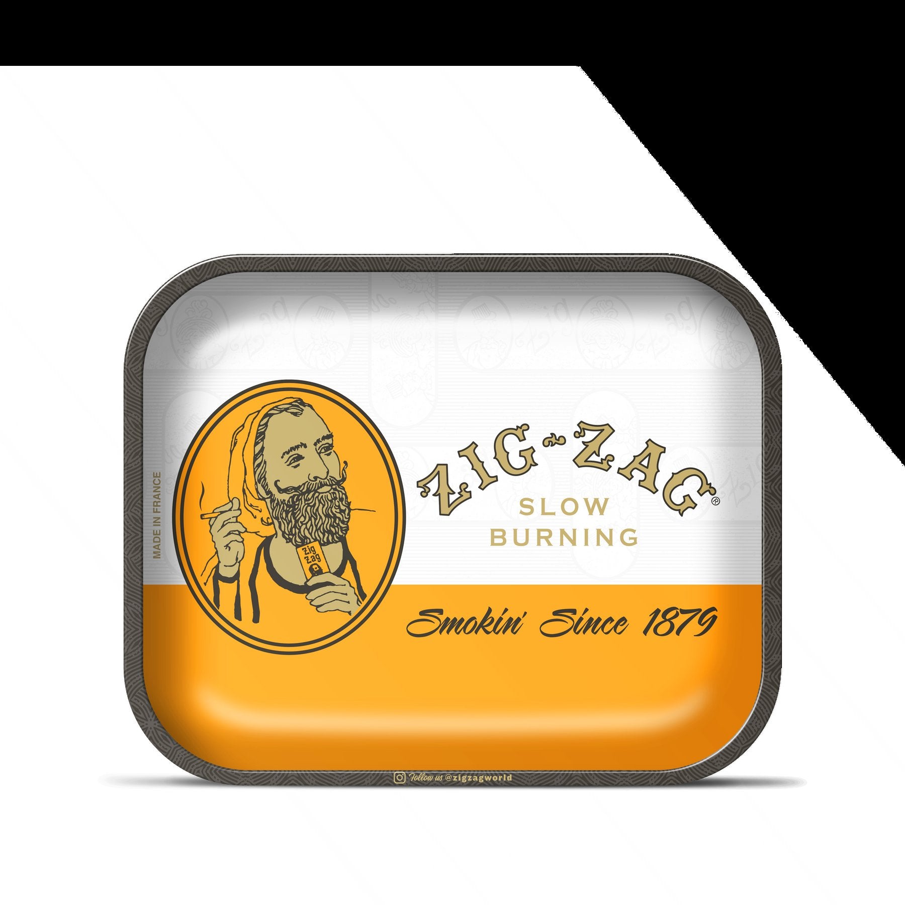 ZIG-ZAG LARGE ROLLING TRAY