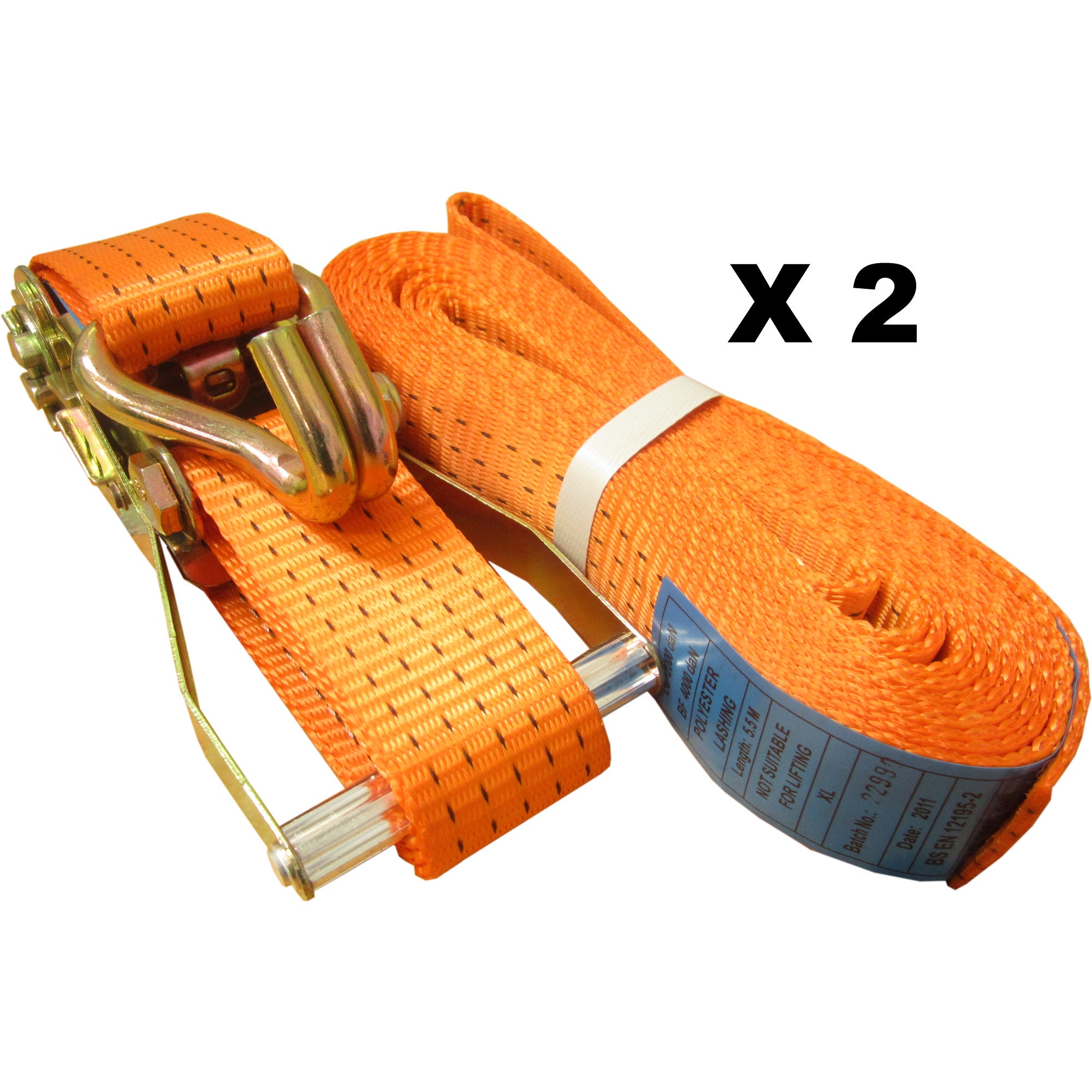 5.5m Ratchet Straps/Cargo Lash 4 TON 50mm – Leisure Bargains