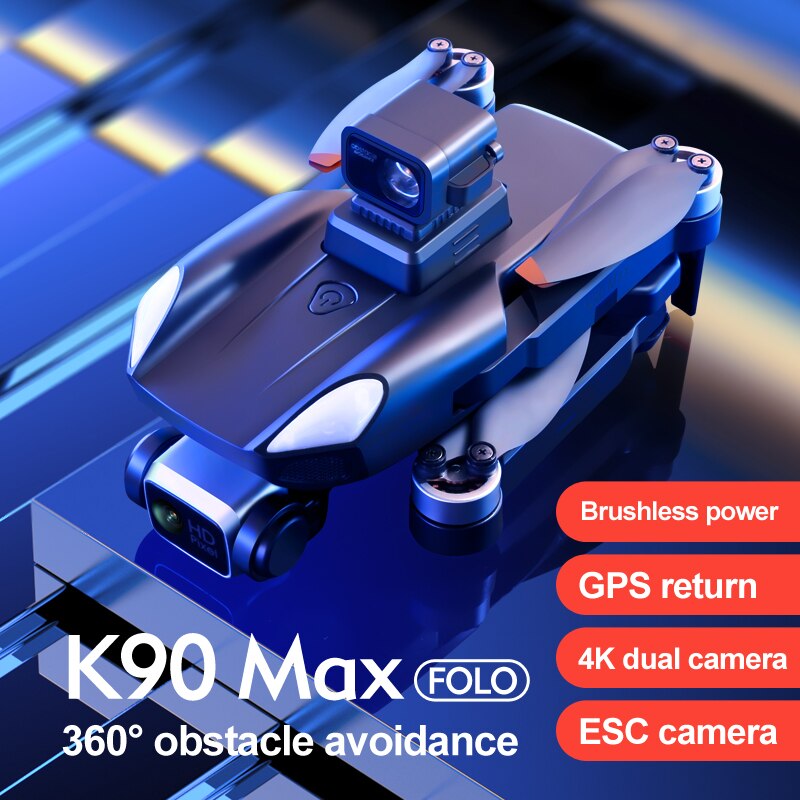K90 Max 5G 2022 NEW GPS Drone 360 Degree Laser Obstacle Avoidance 6K 4K HD Camera Professional Brushless RC Quadcopter FPV WIFI