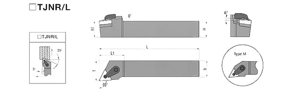 MTJNR/MTJNL External Turning Toolholder