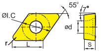 DCGT Turning Insert