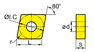 CNMA Negative Turning Insert