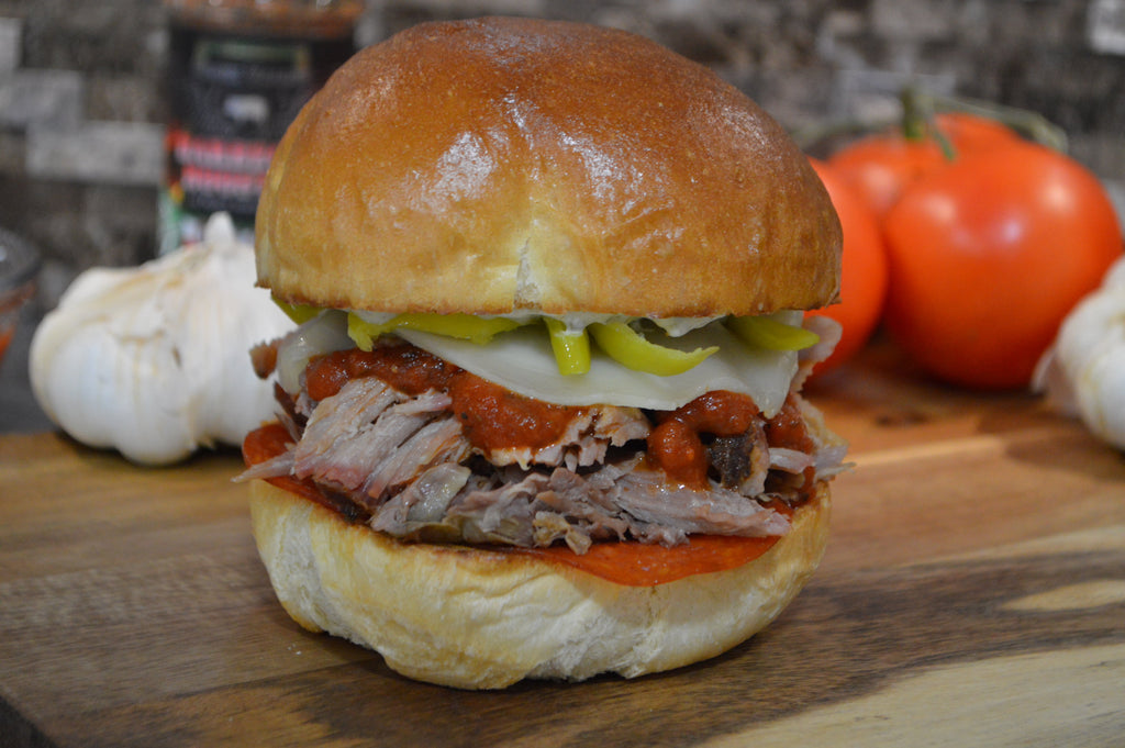 Sicilian Pulled Pork Sandwich