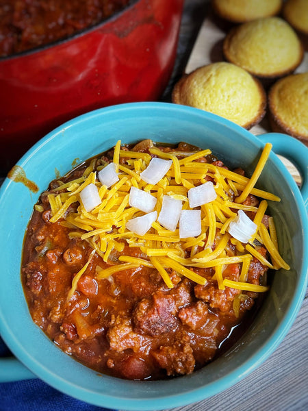 smoked over the top chili