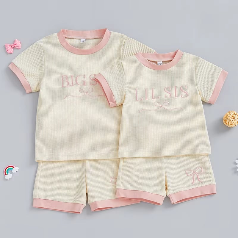 PREORDER: Waffle Knit Sis Sets 2.10.25