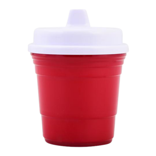 Red Cup Living - US Flag Cup with Removable/Reusable Label, 18 oz, Red