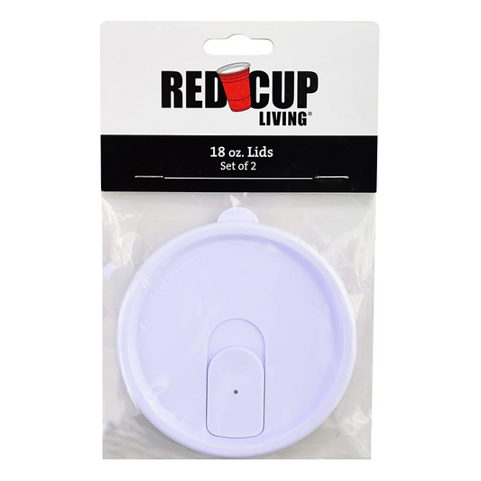 Red Cup Living - US Flag Cup with Removable/Reusable Label, 18 oz, Red