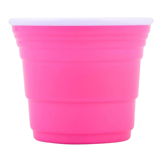 Hot Pink Drink Tube Lanyard Clip