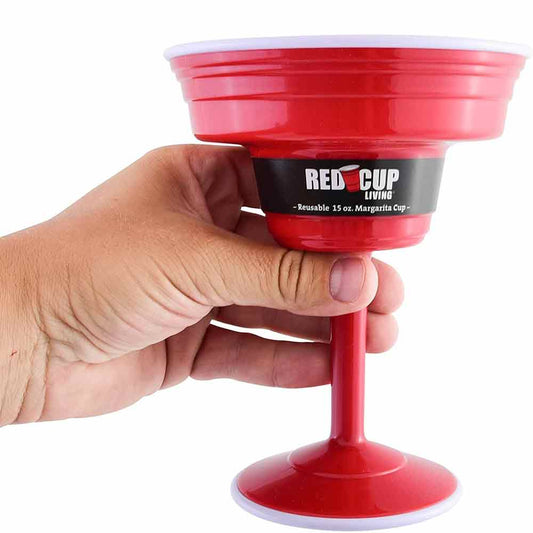 Red Cup Living Reusable Cocktail Cup, 12-Ounce, Red