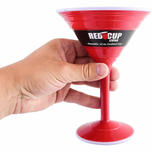 Red Cup Living Reusable 5 oz Cups (Set of 4)