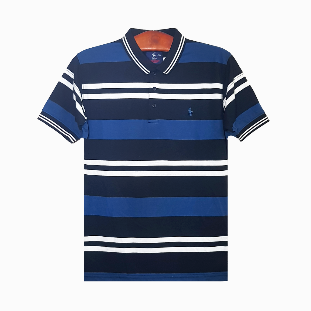 Blue Stripes Polo – Promise Galleria