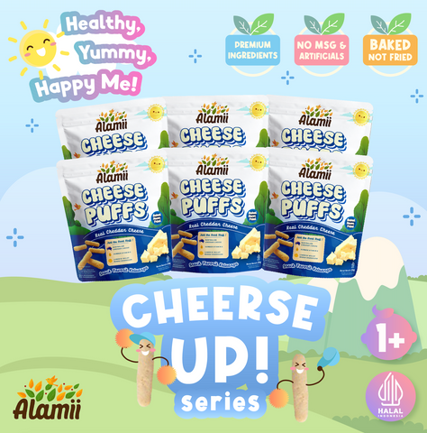 Alamii Puffs Cheese cemilan sehat untuk anak