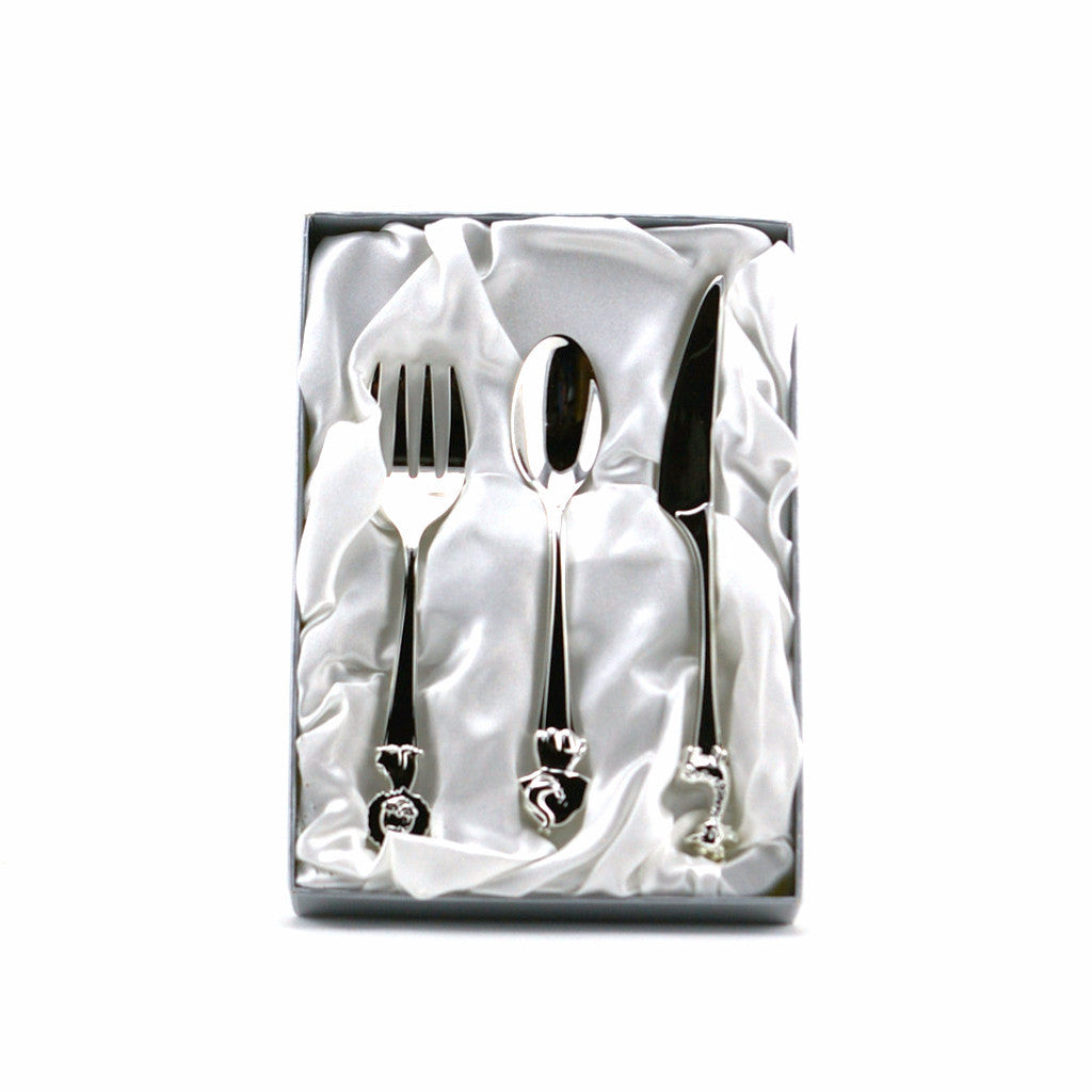 baby silver cutlery set