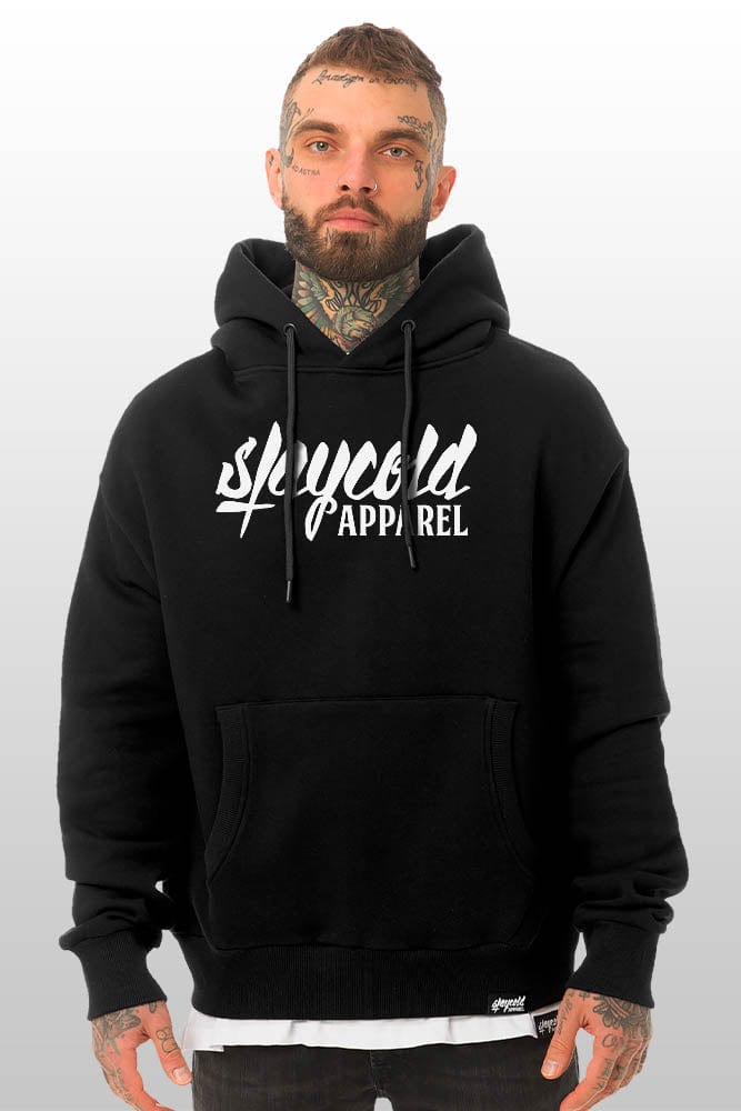 Stay Cold Oversized Logo Hoodie