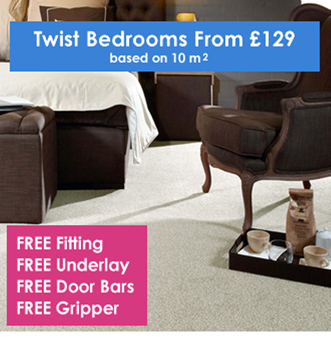 Bedroom Twist Carpets