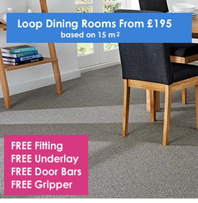 Dining Room Loop Carpets