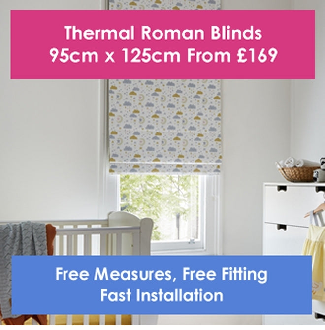 Thermal Roman Blinds Special Offer 2